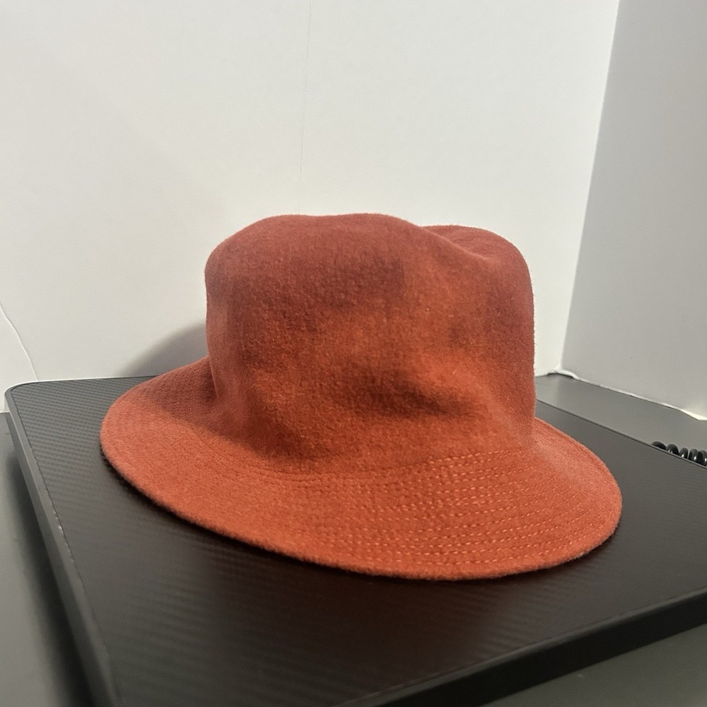 Parkhurst Rust 100% Wool Women's Bucket Hat One Size Made in Canada Winter Fall